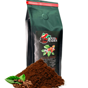 Café de especialidad. Origen Zapatoca, Santander. Perfil de la taza: Notas del catador: Frutos rojos, cacao, caramelo, frutos secos, acidez cítrica.