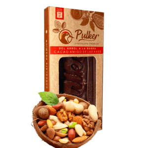 barra de chocolate al 70% PREMIUM frutos secos Biodiverso Café Chocolate y Conservación