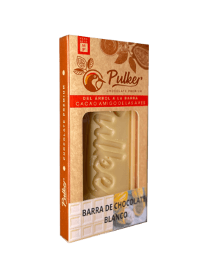 BARRA de chocolate blanco