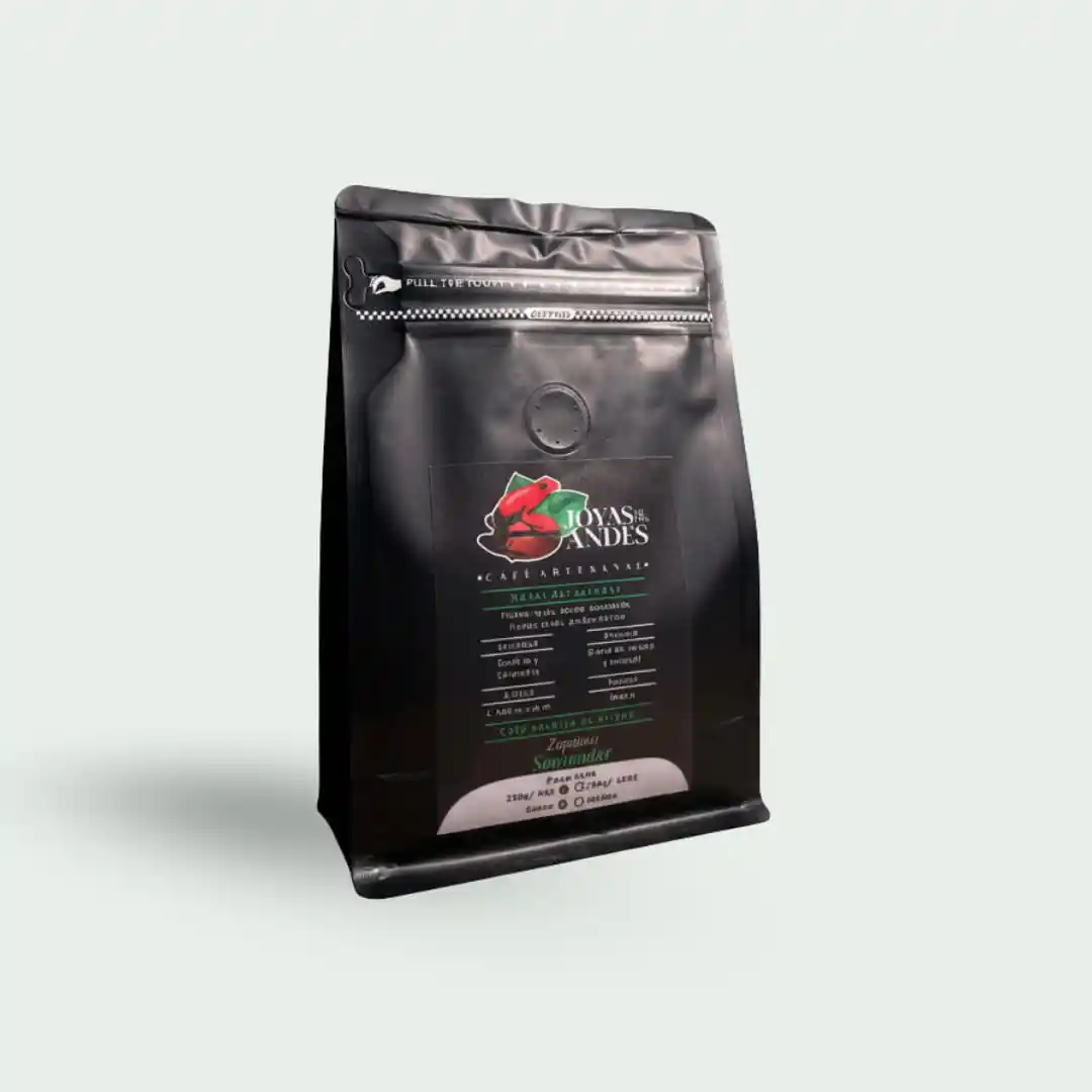 Café de especialidad cultivado en las montañas de Zapatoca Santander