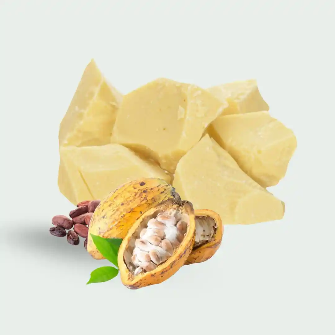 Manteca de cacao para uso cosmético. 100% sin refinar